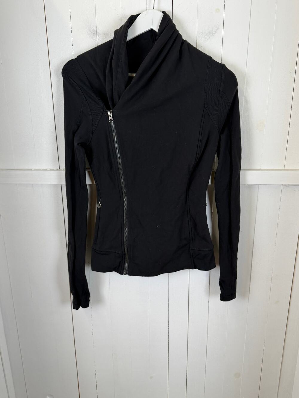 Lululemon Black Full Zip Hoodie Sweatshirt Women’s Size 4